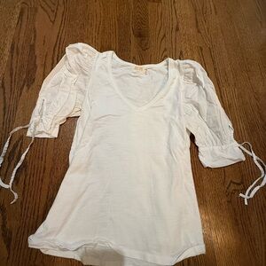 Nation LTD Cream Puff Sleeve Tee